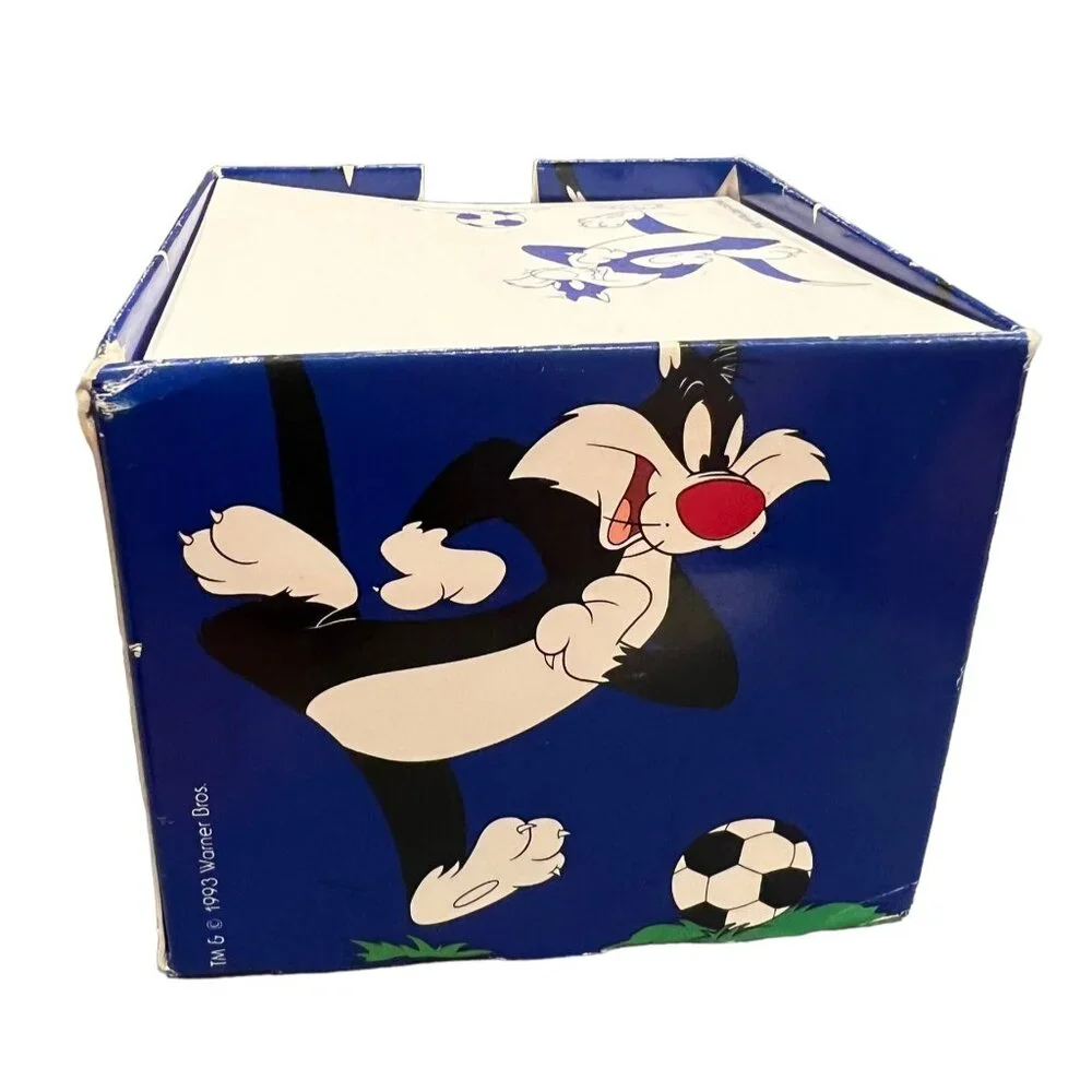Vintage Warner Bros Sylvester The Cat Memo Pad Box 1993 Office Desk Collectibles